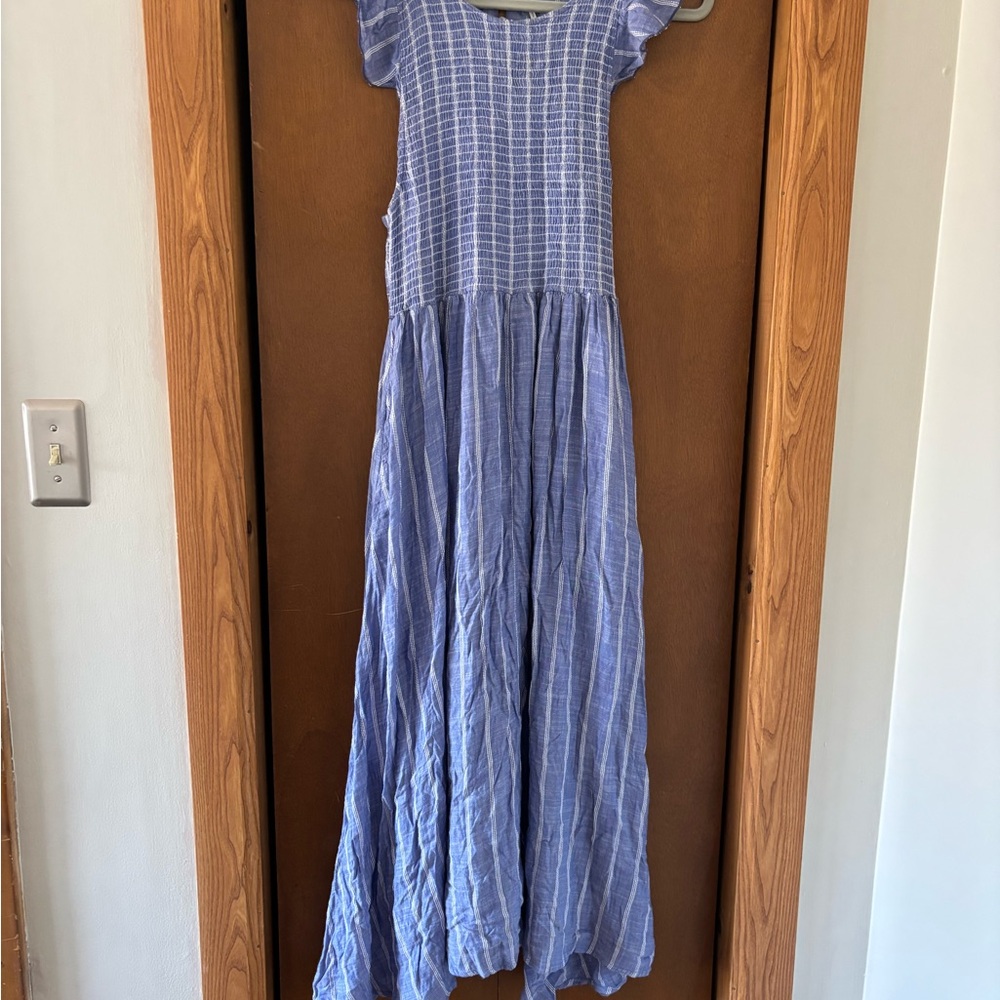 Blue free people dress